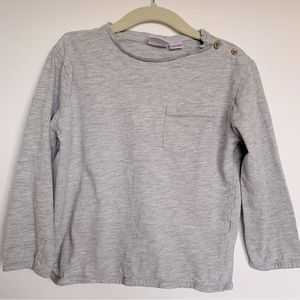 2/$20 Zara Long Sleeve Shirt size 4-5 years